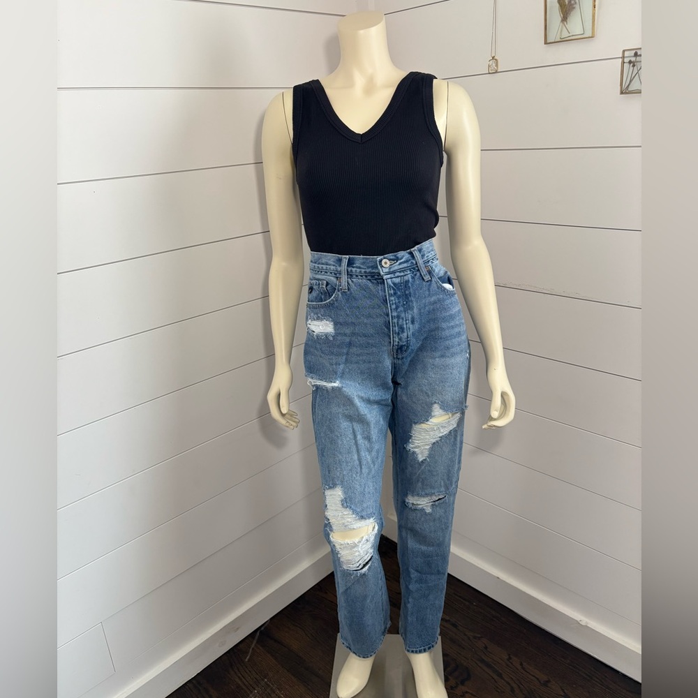 KanCan Light Blue Straight Women's Jeans